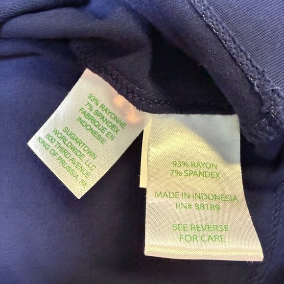 Lilly Pulitzer Sophie UPF 50 Dress True Navy M EUC - Picture 8 of 12